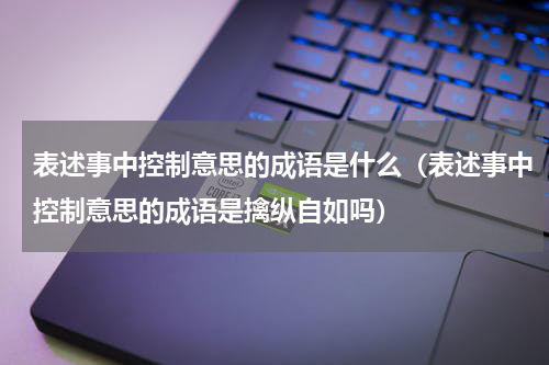 表述事中控制意思的成语是什么（表述事中控制意思的成语是擒纵自如吗）