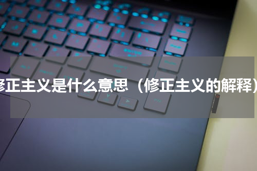 修正主义是什么意思（修正主义的解释）