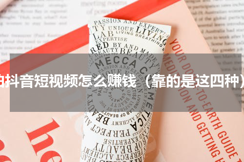 拍抖音短视频怎么赚钱（靠的是这四种）