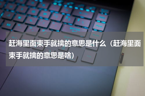 赶海里面束手就擒的意思是什么（赶海里面束手就擒的意思是啥）