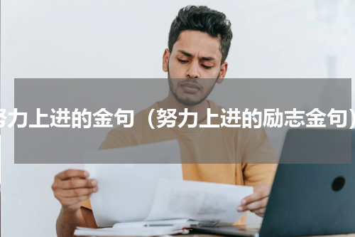 努力上进的金句（努力上进的励志金句）