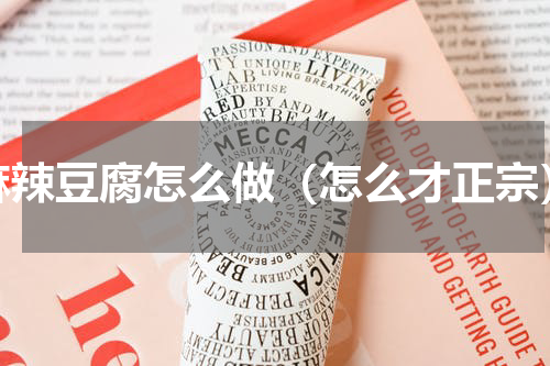 麻辣豆腐怎么做（怎么才正宗）