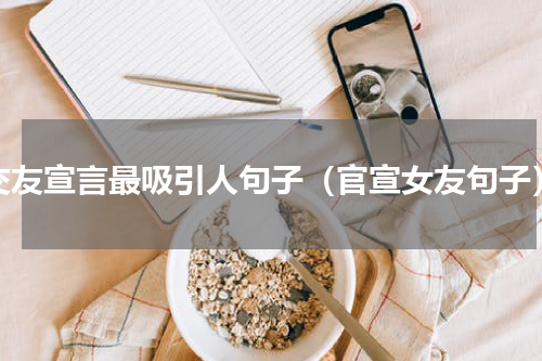 交友宣言最吸引人句子（官宣女友句子）