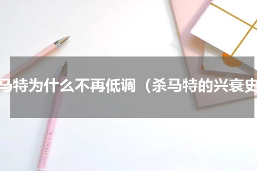杀马特为什么不再低调（杀马特的兴衰史）