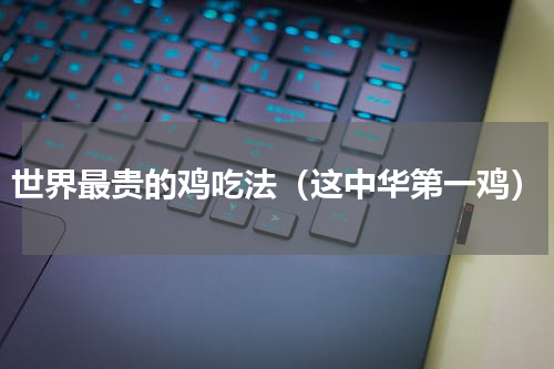 世界最贵的鸡吃法（这中华第一鸡）