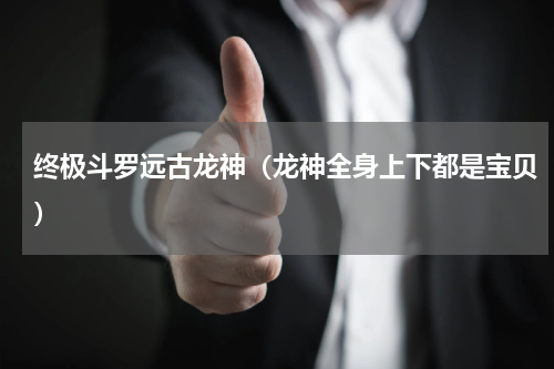 终极斗罗远古龙神（龙神全身上下都是宝贝）