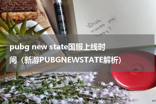 pubg new state国服上线时间（新游PUBGNEWSTATE解析）