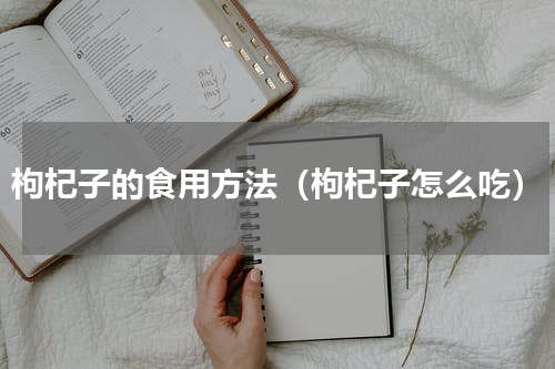 枸杞子的食用方法（枸杞子怎么吃）