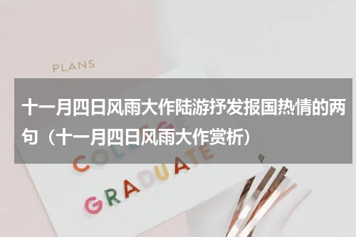 十一月四日风雨大作陆游抒发报国热情的两句（十一月四日风雨大作赏析）