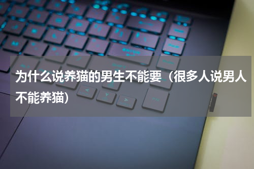 为什么说养猫的男生不能要（很多人说男人不能养猫）