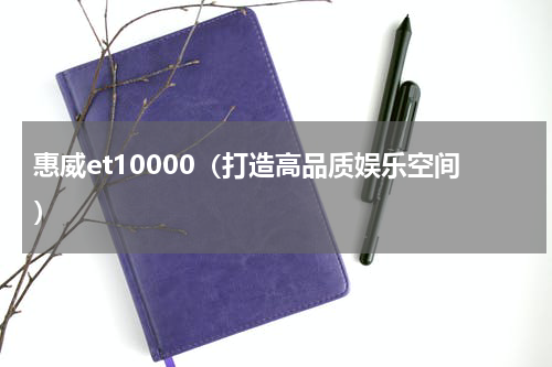 惠威et10000（打造高品质娱乐空间）