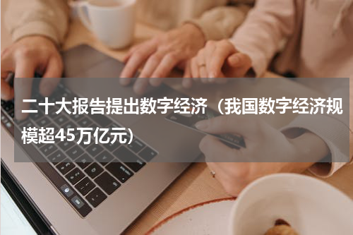 二十大报告提出数字经济（我国数字经济规模超45万亿元）