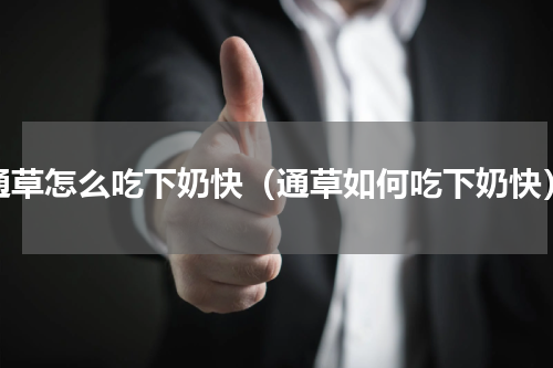 通草怎么吃下奶快（通草如何吃下奶快）