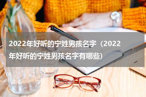 2022年好听的宁姓男孩名字（2022年好听的宁姓男孩名字有哪些）