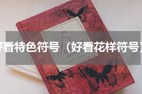 好看特色符号（好看花样符号）