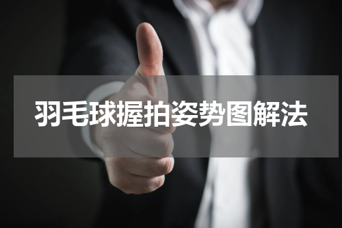 羽毛球握拍姿势图解法
