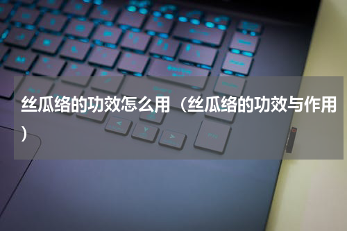 丝瓜络的功效怎么用（丝瓜络的功效与作用）