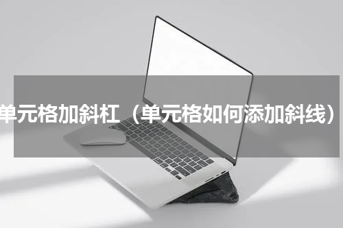单元格加斜杠（单元格如何添加斜线）
