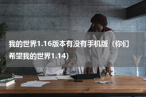 我的世界1.16版本有没有手机版（你们希望我的世界1.14）