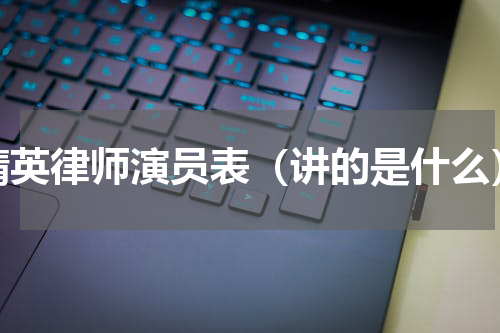 精英律师演员表（讲的是什么）
