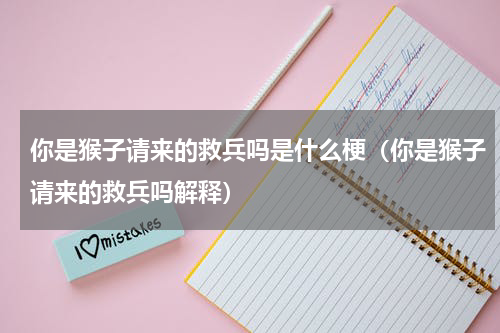 你是猴子请来的救兵吗是什么梗（你是猴子请来的救兵吗解释）