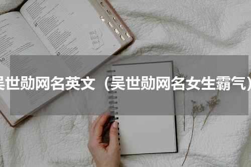 吴世勋网名英文（吴世勋网名女生霸气）