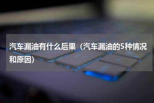 汽车漏油有什么后果（汽车漏油的5种情况和原因）