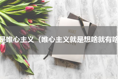 啥是唯心主义（唯心主义就是想啥就有啥）