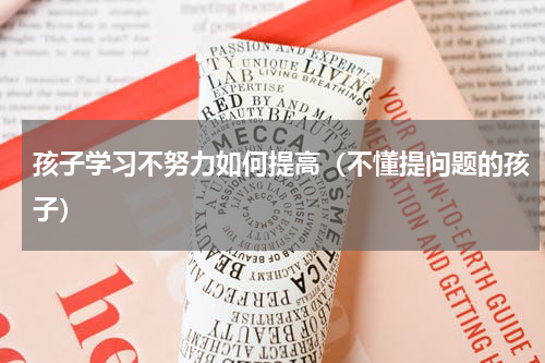 孩子学习不努力如何提高（不懂提问题的孩子）