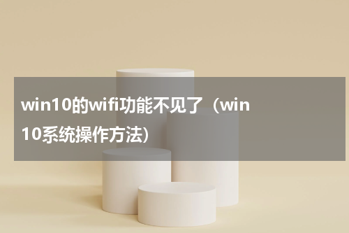 win10的wifi功能不见了（win10系统操作方法）