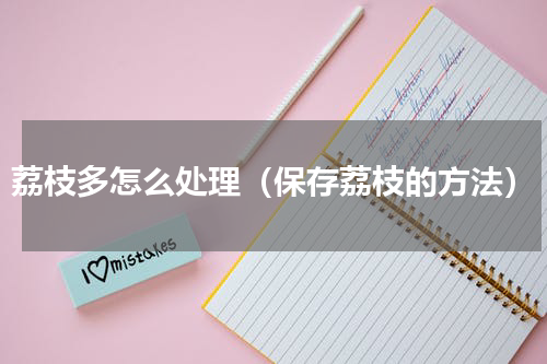荔枝多怎么处理（保存荔枝的方法）