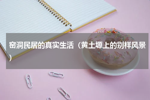 窑洞民居的真实生活（黄土塬上的别样风景）