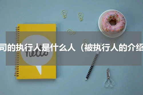 公司的执行人是什么人（被执行人的介绍）