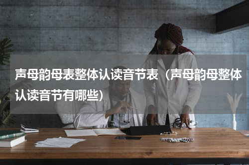 声母韵母表整体认读音节表（声母韵母整体认读音节有哪些）