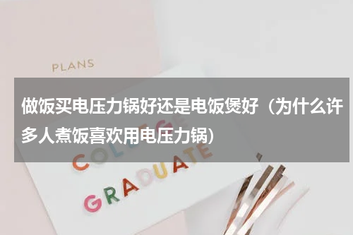 做饭买电压力锅好还是电饭煲好（为什么许多人煮饭喜欢用电压力锅）