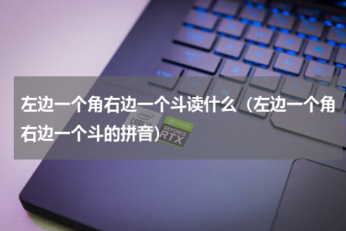 左边一个角右边一个斗读什么（左边一个角右边一个斗的拼音）