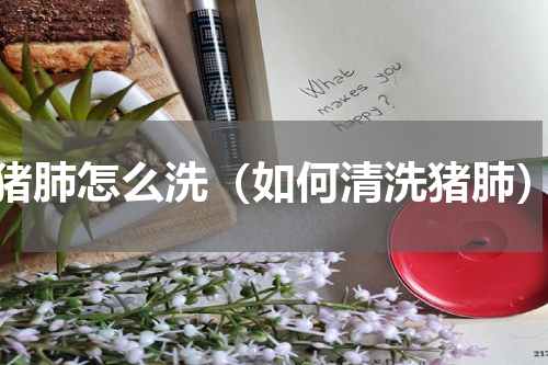 猪肺怎么洗（如何清洗猪肺）