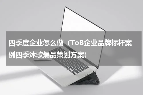 四季度企业怎么做（ToB企业品牌标杆案例四季沐歌爆品策划方案）