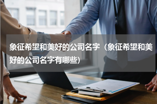 象征希望和美好的公司名字（象征希望和美好的公司名字有哪些）