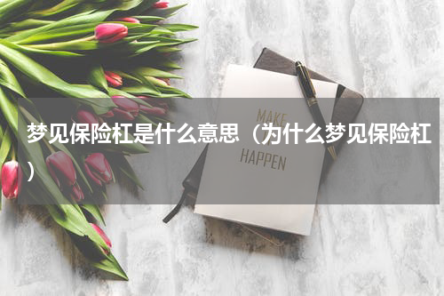 梦见保险杠是什么意思（为什么梦见保险杠）
