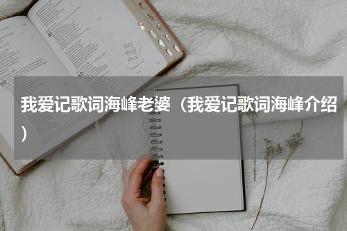 我爱记歌词海峰老婆（我爱记歌词海峰介绍）