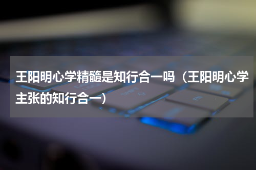 王阳明心学精髓是知行合一吗（王阳明心学主张的知行合一）
