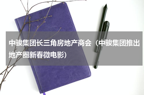 中骏集团长三角房地产商会（中骏集团推出地产圈新春微电影）
