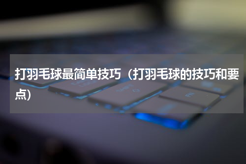 打羽毛球最简单技巧（打羽毛球的技巧和要点）