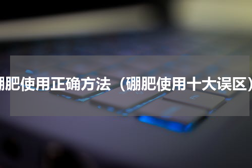 硼肥使用正确方法（硼肥使用十大误区）