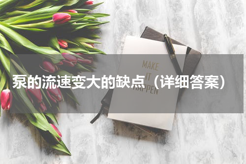 泵的流速变大的缺点（详细答案）