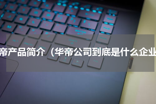 华帝产品简介（华帝公司到底是什么企业）