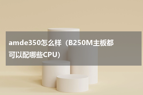 amde350怎么样（B250M主板都可以配哪些CPU）