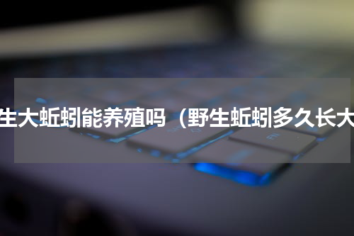 野生大蚯蚓能养殖吗（野生蚯蚓多久长大）