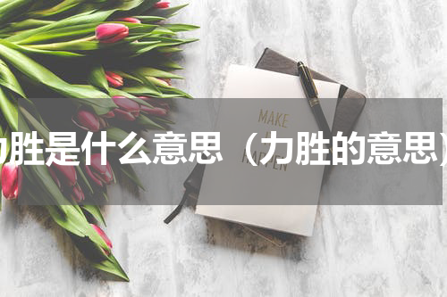 力胜是什么意思（力胜的意思）